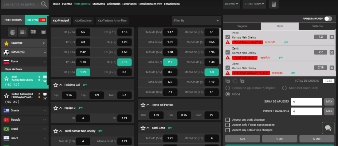 realizar una apuesta en una casa de apuestas